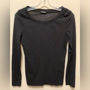 MONARI Italia Mesh Sheer Back & Arms Long Sleeve